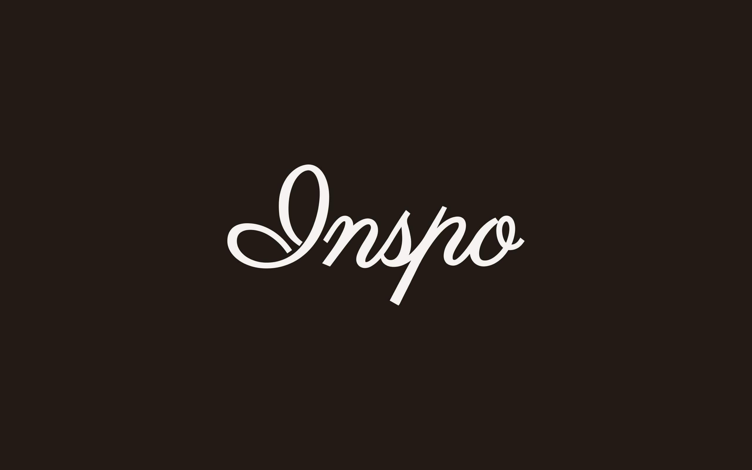 Inspo brand identity work